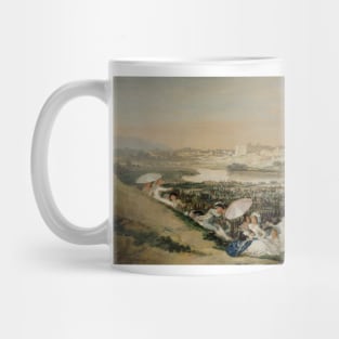 The Meadow of San Isidro by Francisco Goya Mug